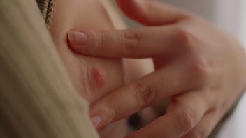 Gorgeous Blonde Babe Teasing Her Hard Nipples And Wet Pussy In Intimate Slow-motion Closeup