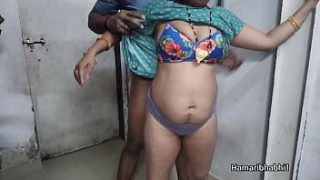 Sizzling Desi Bhabhi Dripping In A Seductive Gown