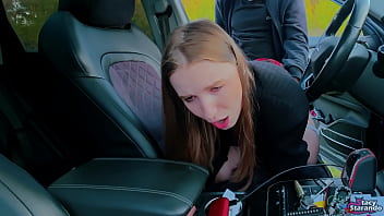 Pov: I’m A Car Slut Who Loves Sucking And Getting Fucked After Catching A Public Jerk
