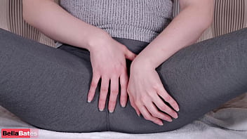 Soaked Through: The Slippery Yoga Pants After Her Explosive Release
