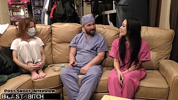 Become The Nurse As Blaire Celeste Takes A Massive Cum Blast To Her Mouth