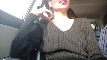 Sultry Indian Beauty Gets Her Tight Pussy Fingered And Gives A Sloppy Handjob In The Car