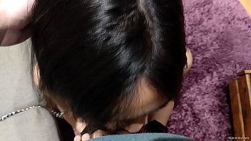 My Chinese Girl Deepthroats My Cock Until I Explode My Hot Load Down Her Throat
