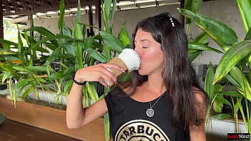 Public Sperm Slut: A Cum-filled Starbucks Blowjob And Coffee Date