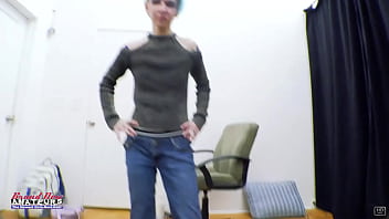 Blue-haired Nerd Raven Gets Filthy: Deep-throating A Massive Cock And Gulping Down Every Last Drop