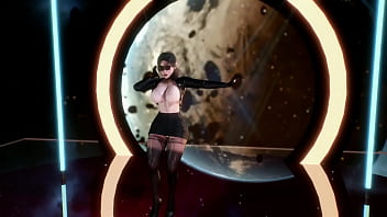 Curvaceous Korean Beauty Shakes Her Voluptuous Thighs In A Sizzling 3d Dance Cover