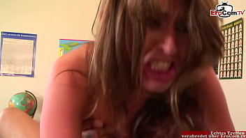 Teacher Takes His Busty Brunette Student Hard On The Desk