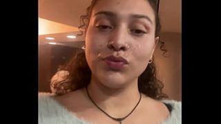 Shameful Slut Gets Publicly Humiliated And Forced To Do A Cum Walk After Losing A Pool Game