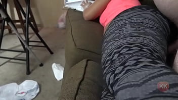 Yoga Booty Drenched In Hot Cum
