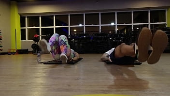Bare And Desperate At The Gym: A Slick, Sweaty Workout
