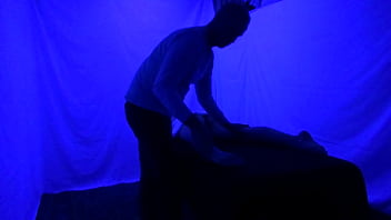 Gigi Breeze’s Blacklight Glow-up: Left Side Tease Session