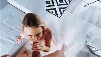 Natural Pretty Blonde Babe Gets Covered In Cum On Her Pussy – Pov