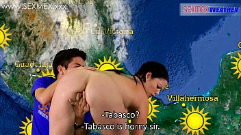 Dirty Weather Babe Gets Pounded By Her Tv Co-star