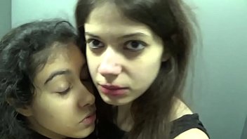 Risky Public Elevator Threesome With Intense Anal Pounding