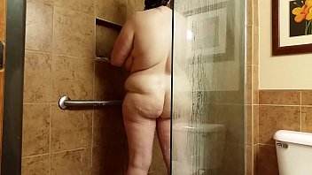 Voluptuous Bbw With Massive Tits Gets Pounded Hard In The Steamy Shower