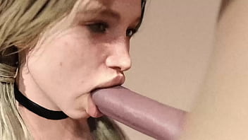 Massive Ivory Cock Devoured By A Gorgeous Blonde Babe