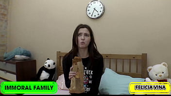 Frosty Budapest Foursome: Felicia Vina Takes Three Hard Cocks In A Winter Wonderland