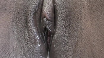 Natural Ebony Teen Filled Deep With A Hot Load