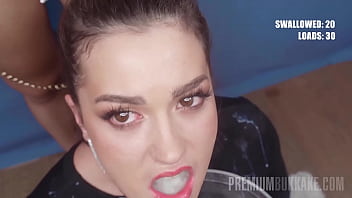 Andrea’s Greedy Throat Devours 67 Explosive Cum Loads
