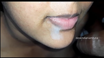 Desi Bhabhi’s Mouth Filled With Devar’s Hot Load