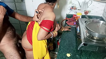 The Boss Took The Delicate 21-year-old Maid Into The Kitchen And Fucked Her Hard