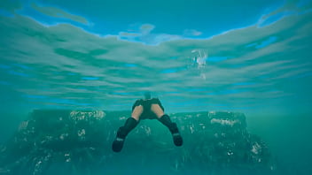 Lara Croft’s Hardcore Training: Scaling Rocks And Riding Monstrous Cocks