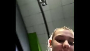 Explosive Public Gym Squirting