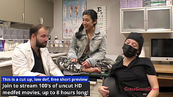 Stunned Patient Stacy Shepard Gets An Eyeful When Dr. Jasmine Rose Struts In Wearing Nothing But Her Birthday Suit In “the Doctor’s New Scrubs” – Exclusive To Girlsgonegyno