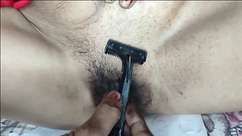Desi Pussy Shaved Bare, Dirty Hindi Whispers Guiding Every Stroke To A Smooth Finish