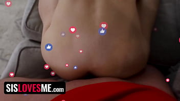 Livestream Gone Wild: My Petite Stepsister Emma Loses Control And I Take Her Rough From Behind!