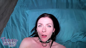 Bound And Shared: A Wild Threesome With A Collared Milf And Her Raven-haired Lover