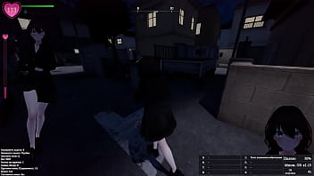 A Shameless Exhibitionist Slut Flaunts Her Naked Body On The Street, Opening Her Coat For All To See.