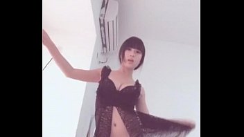 Hot Asian Babe Shaking It On The Dance Floor