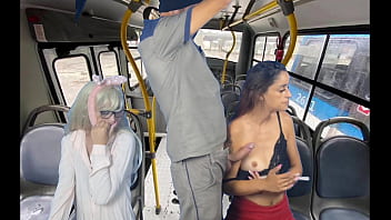 Worker Whips Out His Dick And Grinds On Women Inside A Crowded Bus In Public!