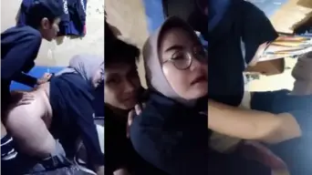 Bbw Berhijab Bergairah Dengan Kacamata, Menggoda Dan Penuh Nafsu