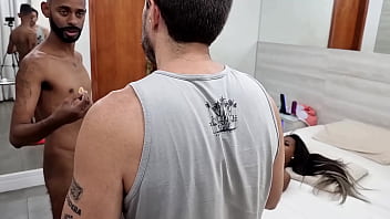 Behind The Scenes: Petite Slut Bibizinha Takes It Rough In The Ass And Gets Drenched In Cum