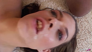 Petite Ginger Slut Crissy Takes A Massive Facial Bukkake From Four Older Men With Huge Cocks In A Wild Blowbang Gangbang.