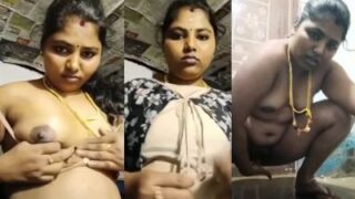Wanita India Selatan Yang Tak Puas Melepas Pakaian Dan Merangsang Diri Sendiri
