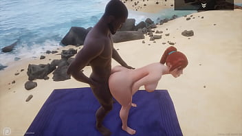 Sultry Serenia’s Beachside Debut: A Voluptuous Milf Embraces Her First Massive Black Cock
