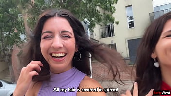 Naughty Neighbors Beg For A Public Facial And Cumwalk