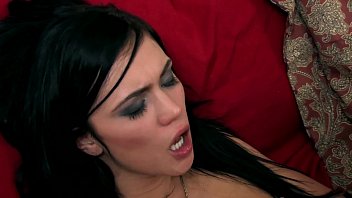 Mandy Gets Holiday Lingerie Pounded Out On The Sofa