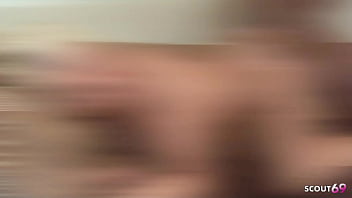 Sexy Blonde Fitness Craves Her First Interracial Experience, Seducing Her Stepdad’s Friend And His Massive Black Cock