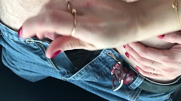 Roadside Relief: A Public Handjob Adventure
