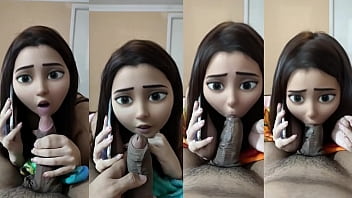 My Horny Sister-in-law Sucks My Cock While Talking On The Phone With Her Cuckold Husband