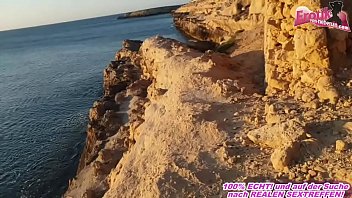 German Milf Tourist Has Outdoor Amateur Sex With Facial Cumshot