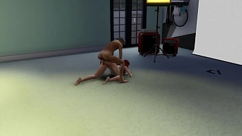 The Landlord’s Back And The Old Perv Creeps In To Bang His Stepson’s Wife And His Own Wife Doing Yoga Without Them Noticing