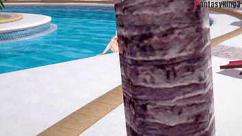 Anzu Mazaki Getting Fucked Hard In The Pool – Yu-gi-oh Bikini Slut With Step Fantasy & Full Pov Versions On Sheer & Ptrn