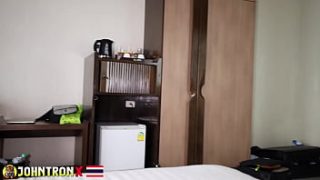 Thin Thai Teen Takes My Cock Deep In Her Mouth And Pussy