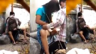 Gadis Kulia Nepal Digilir Pacarnya Di Alam Terbuka