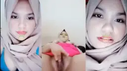Tantri Berjilbab Menggairahkan Mengocok Memek